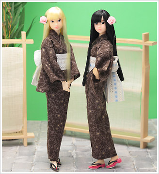 通販銀座ペットワークス・CCS momoko「08SS　Yukata　ローズショコラ　bK」未使用品 momoko